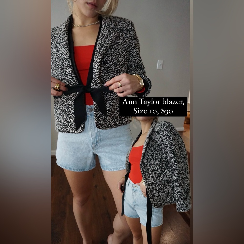 Ann Taylor cropped Blazer